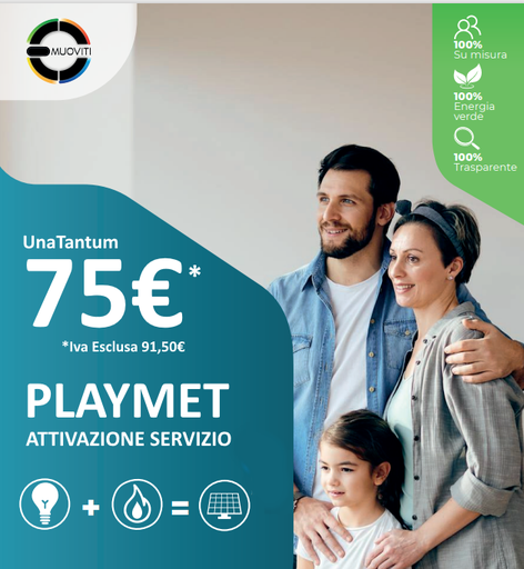 Attivazione PlayMet 75€ Una Tantum